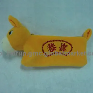 New year festive horse gift set, Plush Soft Purse, Bag and Pillow