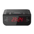 AM / FM Despertador Digital com Função de Snooze Sono Soneca de Alarme Duplo Display LED de Tempo Vermelho