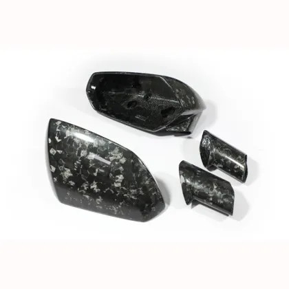 Lamborghini Aventador S SVJ Roadster Carbon Fiber Side Mirror Cover Caps