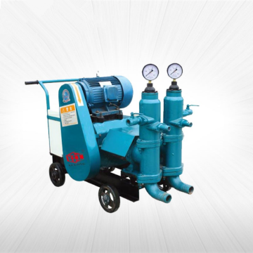 BRZZ Double-Cylinder Grouting Pump ZUB-6 - High-Strength Piston Pump with Pressure Gauge for Sale