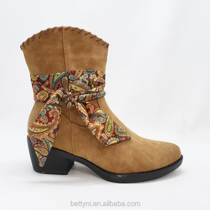 Winter Women's Genuine Leather Cowboy Boots