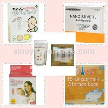 BPA free food grade self-standing breast milk bag factory