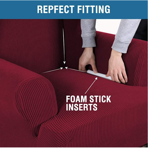 ECO Friendly Wingback Chair Slipcover