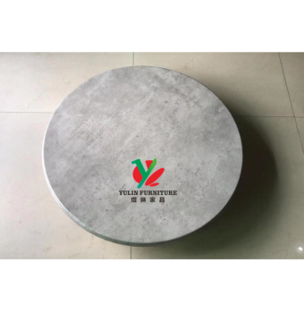 French Style Cement Marble Dining Table Restaurant