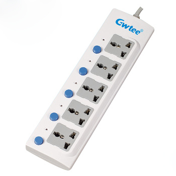 Multi Plug Extension Socket with Switch - Male and Female Connectors