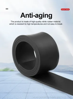 Nitrile FKM EPDM Solid Round Squar Rubber Strip