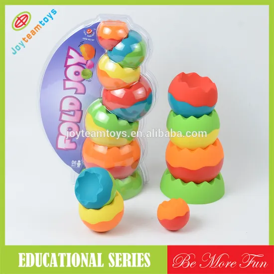 JTE41083 ECO folding cup bath play game new toys for kid 2016