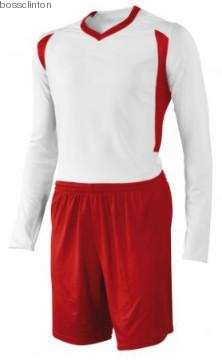 long sleeve football shirt and short
