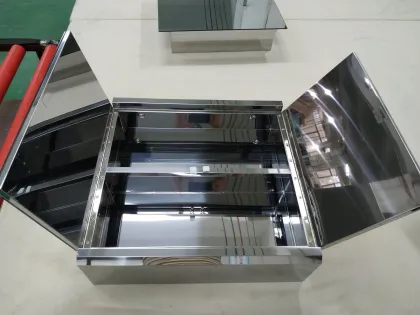 Single Door Wall Mounted Bathroom Mirror Cabinet