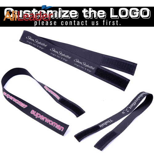 Logo Kustom Adjustable Elastis Wig Band Untuk Wig