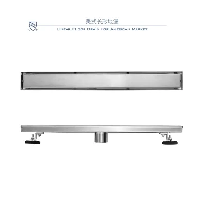 American Market Bathroom Floor Drain: 70mm Width Series