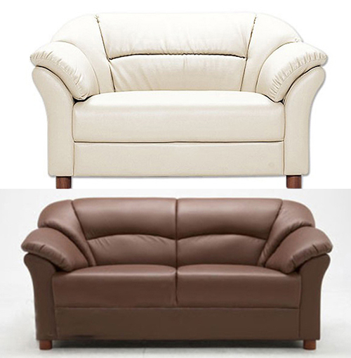 Leather Combination Sofa