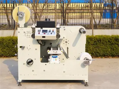 Wanjie 350mm Automatic Flexo Thermal Paper Label Coating Vanishing Lamination Machine (WJRS-350)