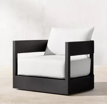 Fast Dry Foam Aluminum Outdoor Sofa Set