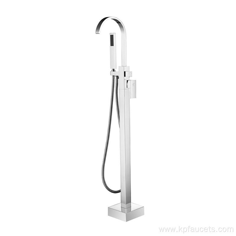 Brass Free Standing Clawfoot Bathtub Faucet with Handshower