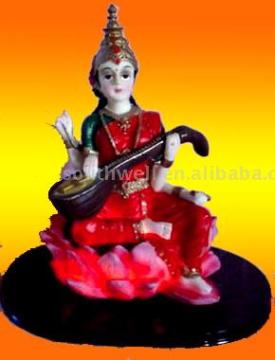 Resinic Hindu God &amp; Ploy Statue(Inidan figurine)