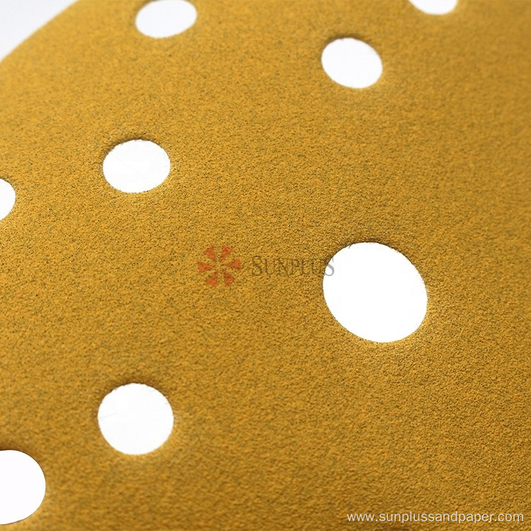 Sandpaper Coated Abrasives Film Discs Gold Paper