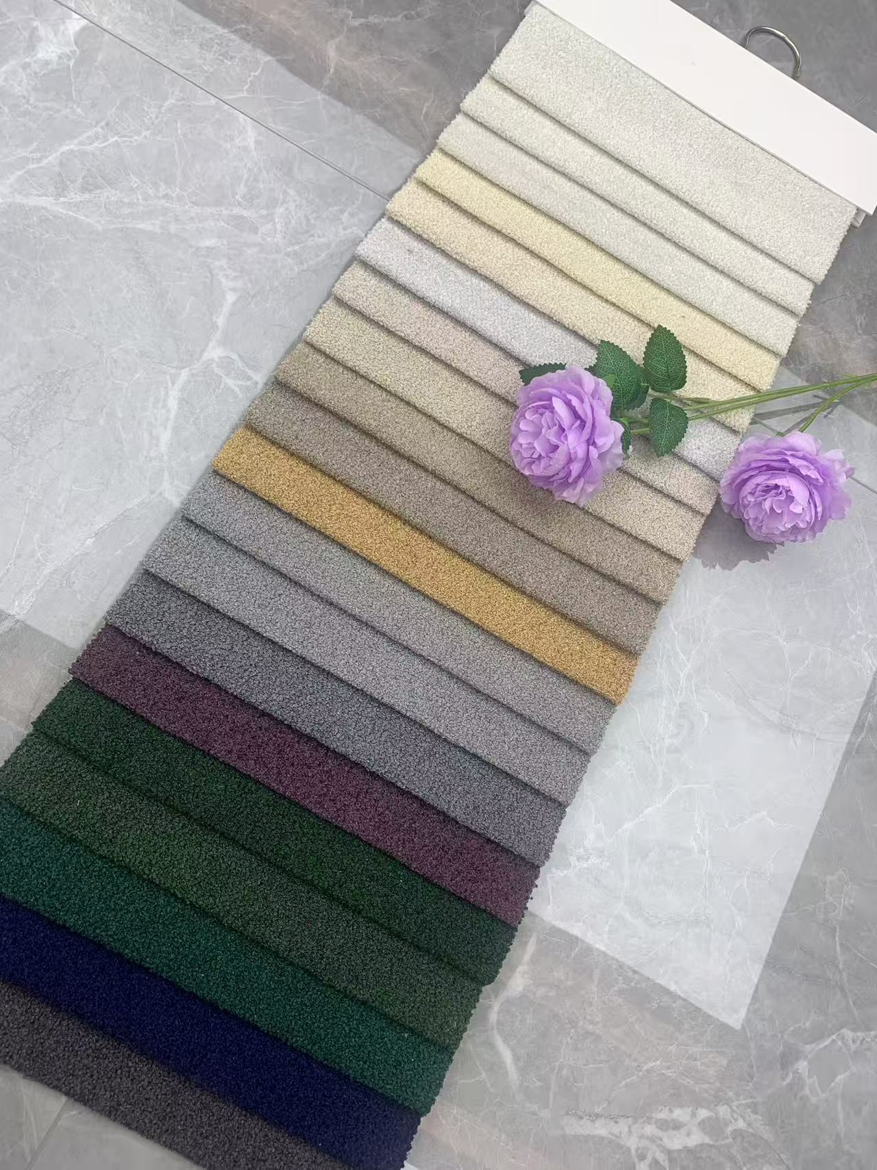 Soft bouclé fabric