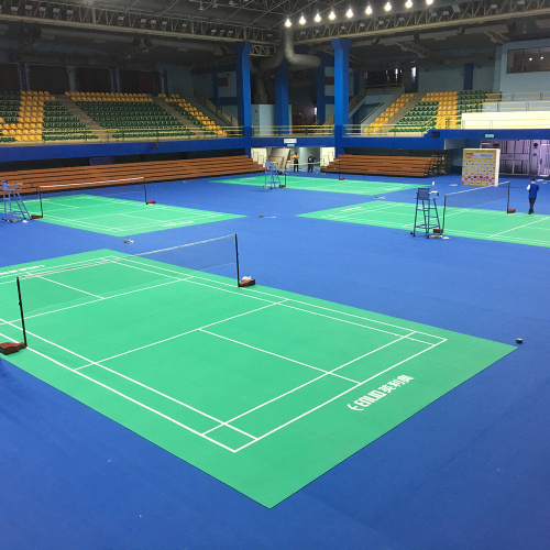 Alfombrillas de vinilo de PVC para bádminton