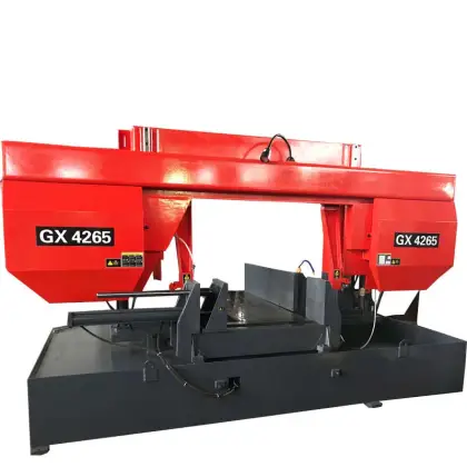Double column rotaty 0-45 degree metal band saw