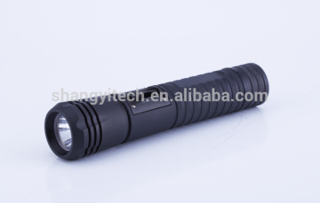 Aluminum alloy best selling black led diving flashlight