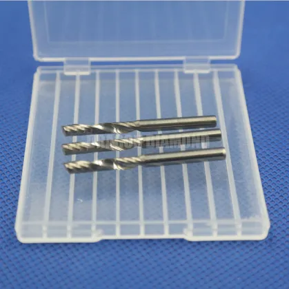 Cnc One Flute Spiral Bits 3.175x17mm solid carbide end mill,single flute spiral bits