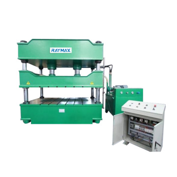 RAYMAX 4 Column Hydraulic Press Machine for Stainless Steel Kitchen Sinks Deep Drawing