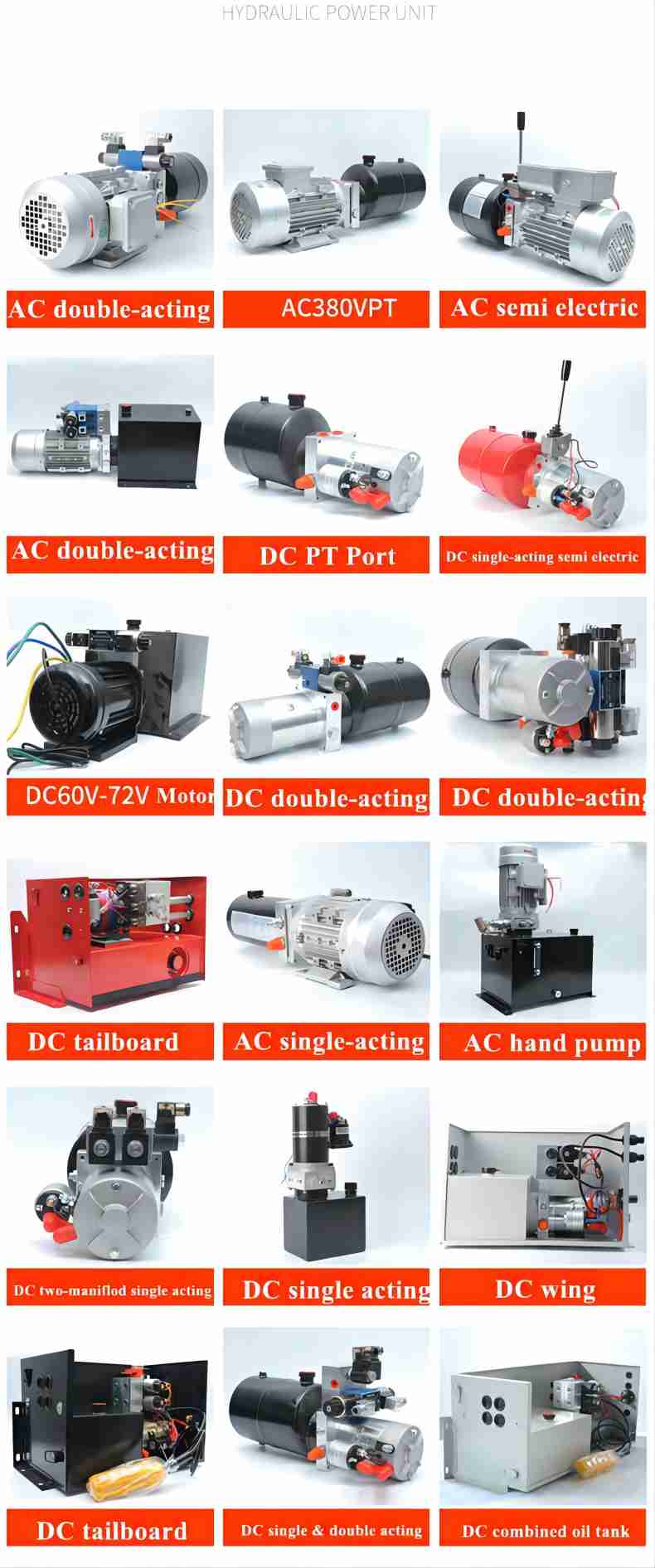 hydraulic power unit	