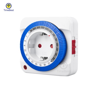 Indoor Germany 24 Hour Mini Mechanical Timer for Kitchen: 220V, Grounded and Precision-Controlled