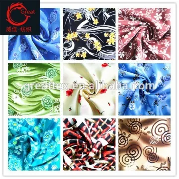 100% polyester printed koshibo fabric/china flower printed koshibo for dress