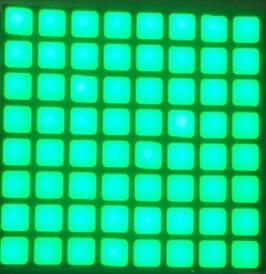 6mm 8*8 Jade Green Blue Red White Square LED Dot Matrix Digital Tube LED Display Module 2488BGG 2488BB