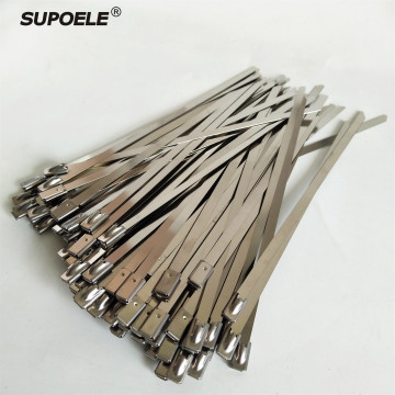 SS316 Stainless Steel Cable Ties 4.6*150mm - CE RoHS Compliant, High Tensile Strength, Self Locking