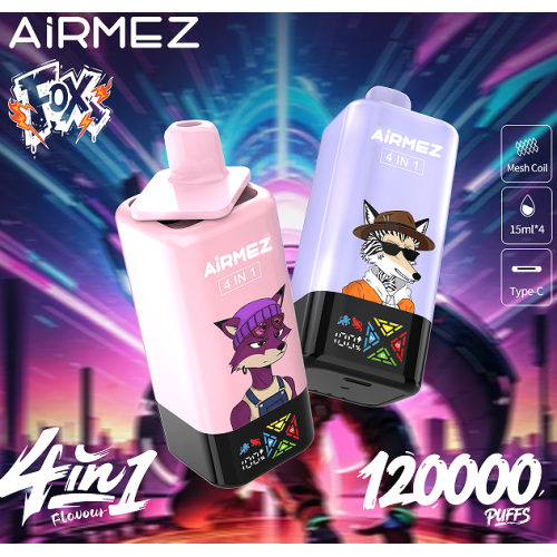Airmez fox 4IN 1 Vape za jednokratnu upotrebu