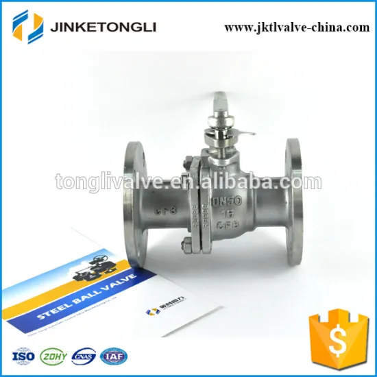 JKTLFB005 ss316 a216 wcb 2pc flanged reducing ball valve