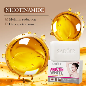 Miduo Factory OEM 100G Hellen kojic organische natürliche Hautpflege Safran Ziegenmilchreinigung Körperseife