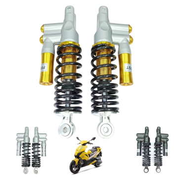 Scooter and Motorcycle Rear Shock Absorber - Hydraulic, Airbag, Comfort, Soft Spring, Inverted