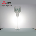 Kerstboomlicht Tall Mercury Glass Candle Holder