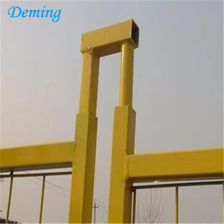 Canada type removable yellow welded temporary fencing