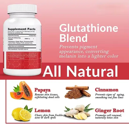 Skin Whitening Capsules for Dark Spot Removal