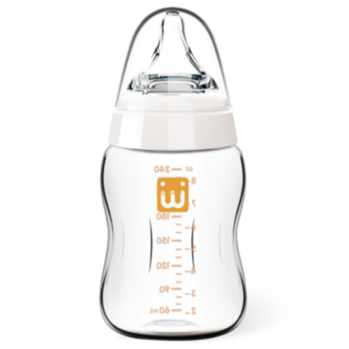 Botol Keperawatan Aman Wide Neck Glass Feeding Bottle