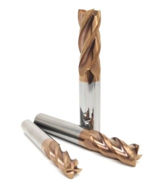 Festkarbidendmühle 4 Flöte Quadrat HRC55 HRC65 für Stahl D20*75*150*D20