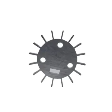 Aluminum alloy radiator for handheld fan
