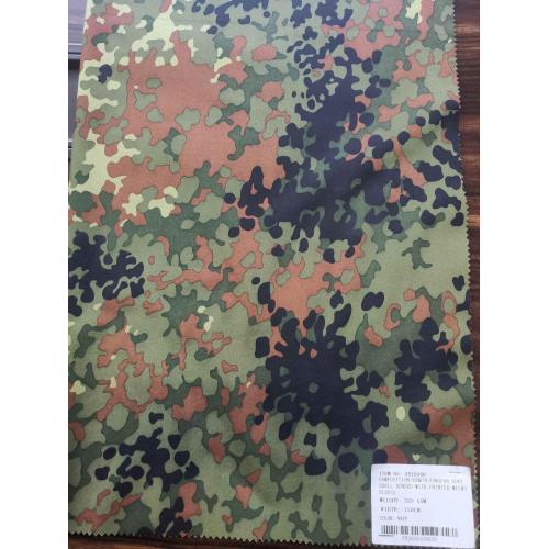 Soft Shell Bonded With Polar Fleece Fabric