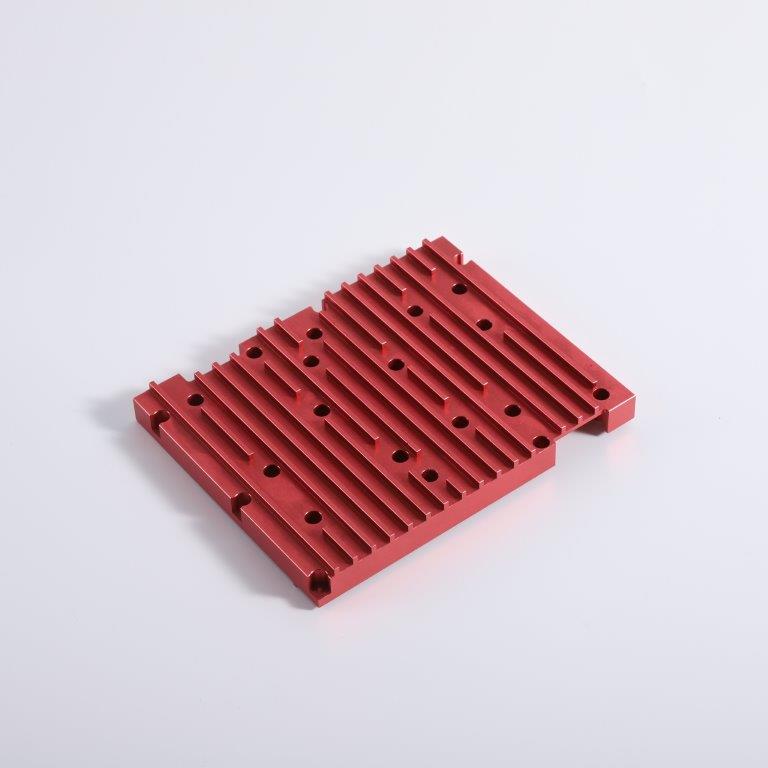 Custom red anodized cnc aluminium alloy part