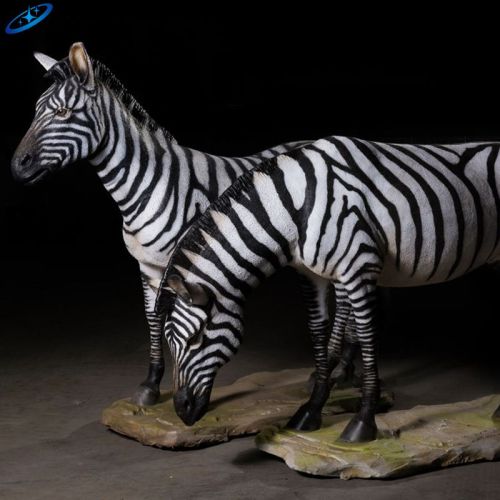Model Hewan Zebra Ukuran Animatronik