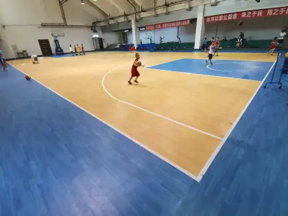 Customised Solid Wood Multi-Layer Sport Floor Design