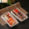 Dergique de sushi à emport à emporter en papier biodégradable avec couvercles