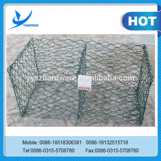 Cheap galvanized gabion box 2x1x1, gabions, gabion baskets