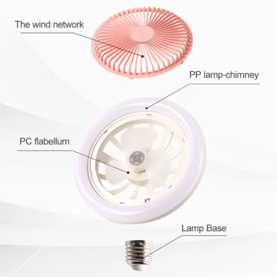Mini E27 Ceiling Fan Lamps: High-Configured LED Fans with Integrated Lighting and Controller for Room Use