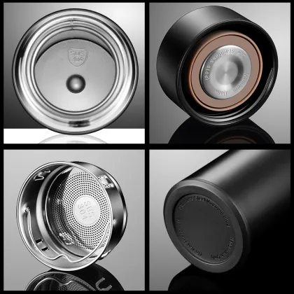2023 Smart Stainless Steel Vacuum Flask with LED Temperature Display - The Ultimate Drinkware Experience